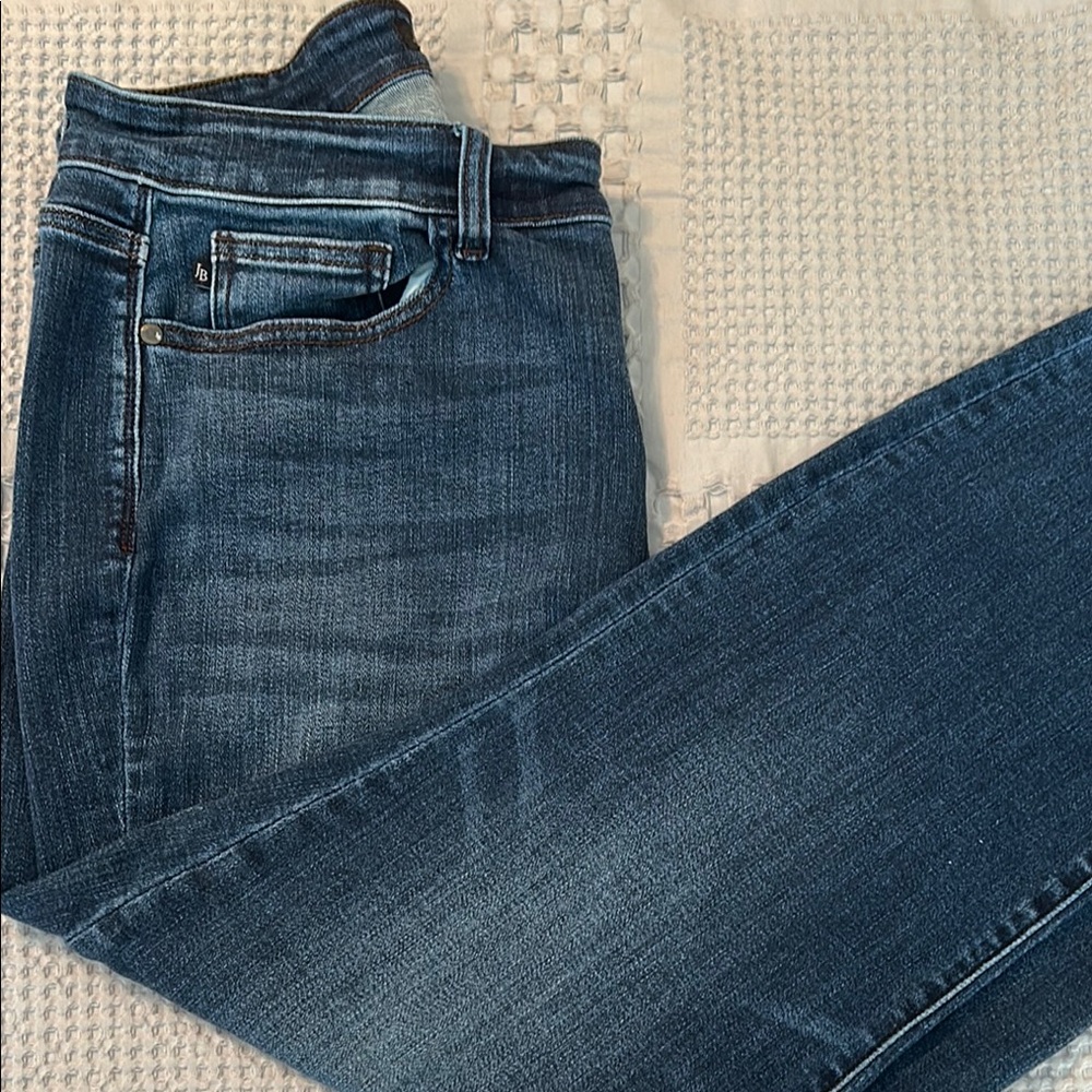 Judy Blue Women's Dark Blue Straight Leg Jeans